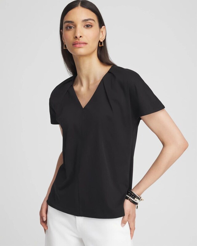 Tuck Detail Tee - image 1